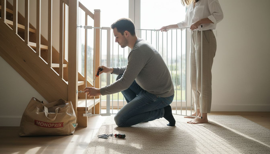 Mettre en place une barrière de sécurité pour animaux dans le salon