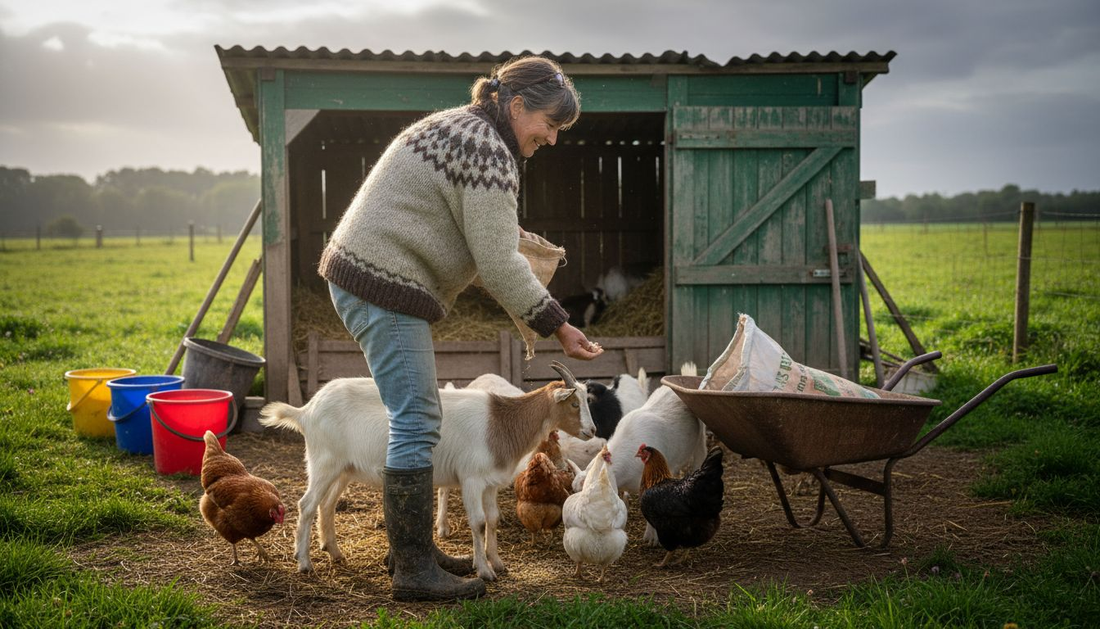 Agricultrice passionnée, je prends soin de mes animaux au quotidien sur une ferme biologique, en veillant à leur bien-être et à une alimentation saine.