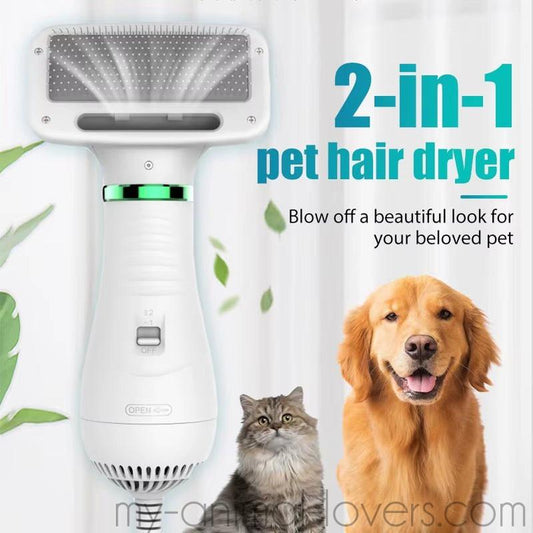 Brosse de toilettage séchante pour animaux de compagnie - FUNSY DRYER
